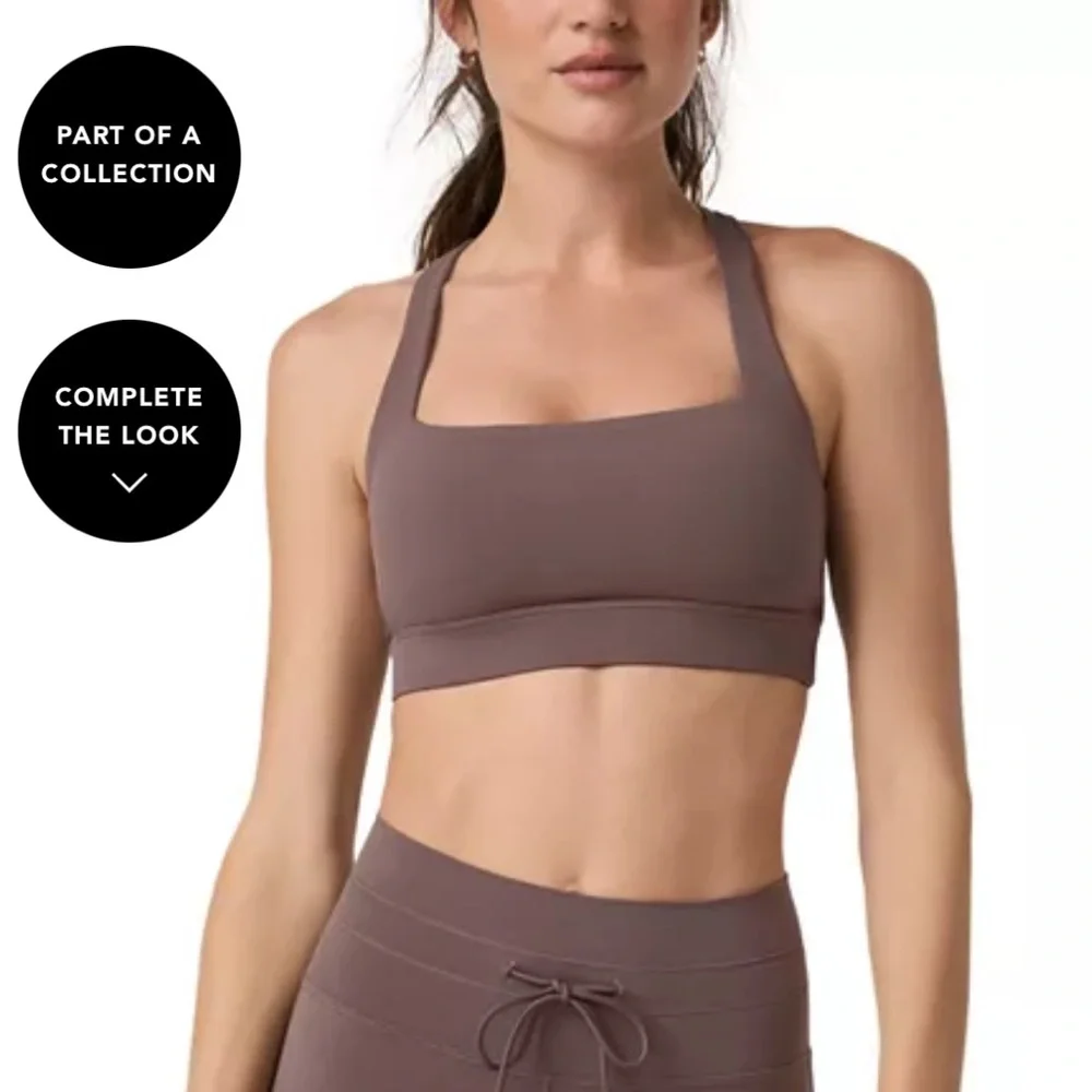 NWT Vuori Daily Form Bra in Huckleberry - Picture 1 of 6